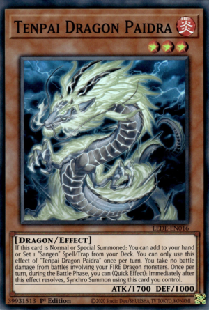 MP25-EN064 - Tenpai Dragon Paidra - Prismatic Secret Rare - 2025 Mega-Pack Tin