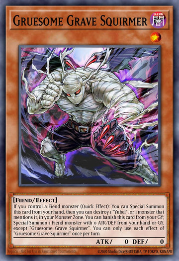 Gruesome Grave Squirmer Card