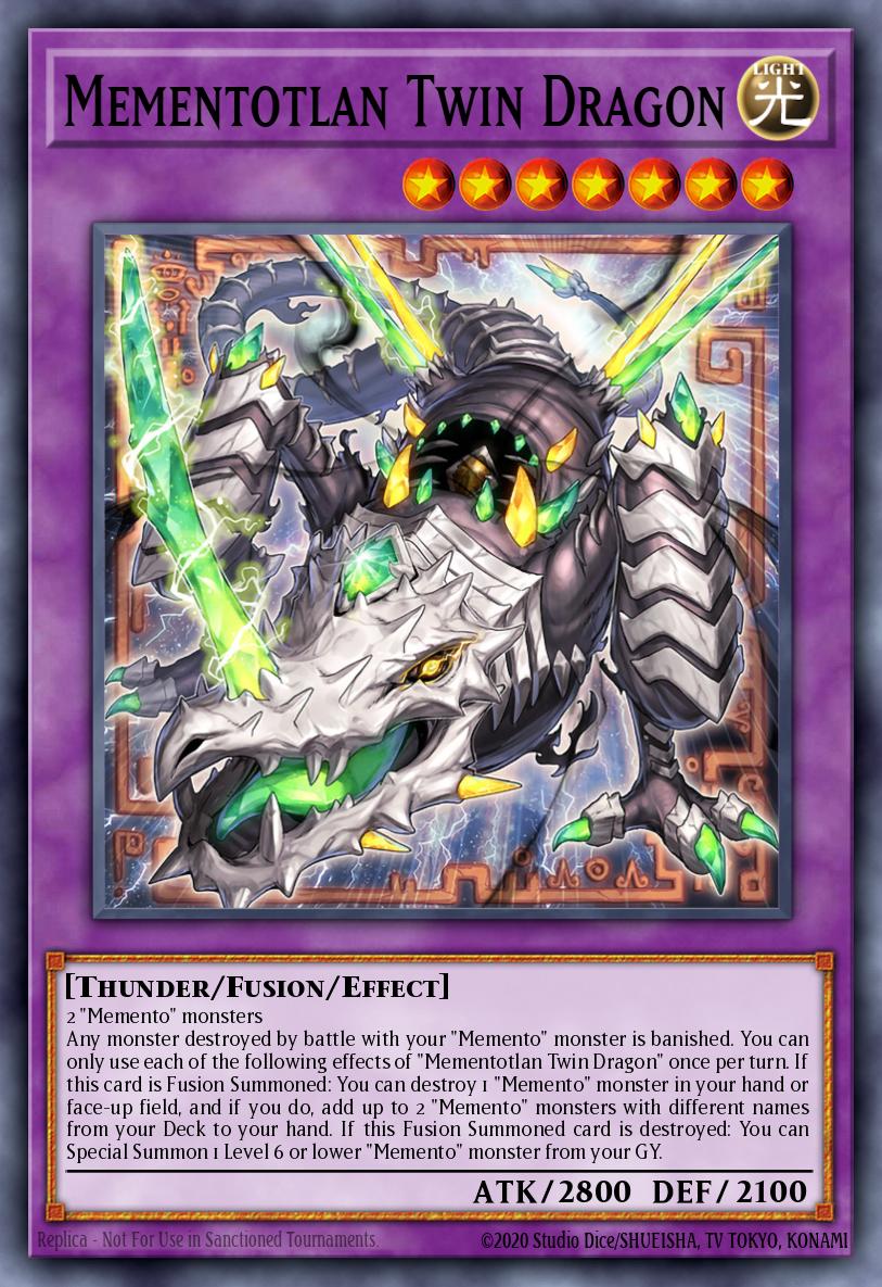 Mementotlan Twin Dragon Card