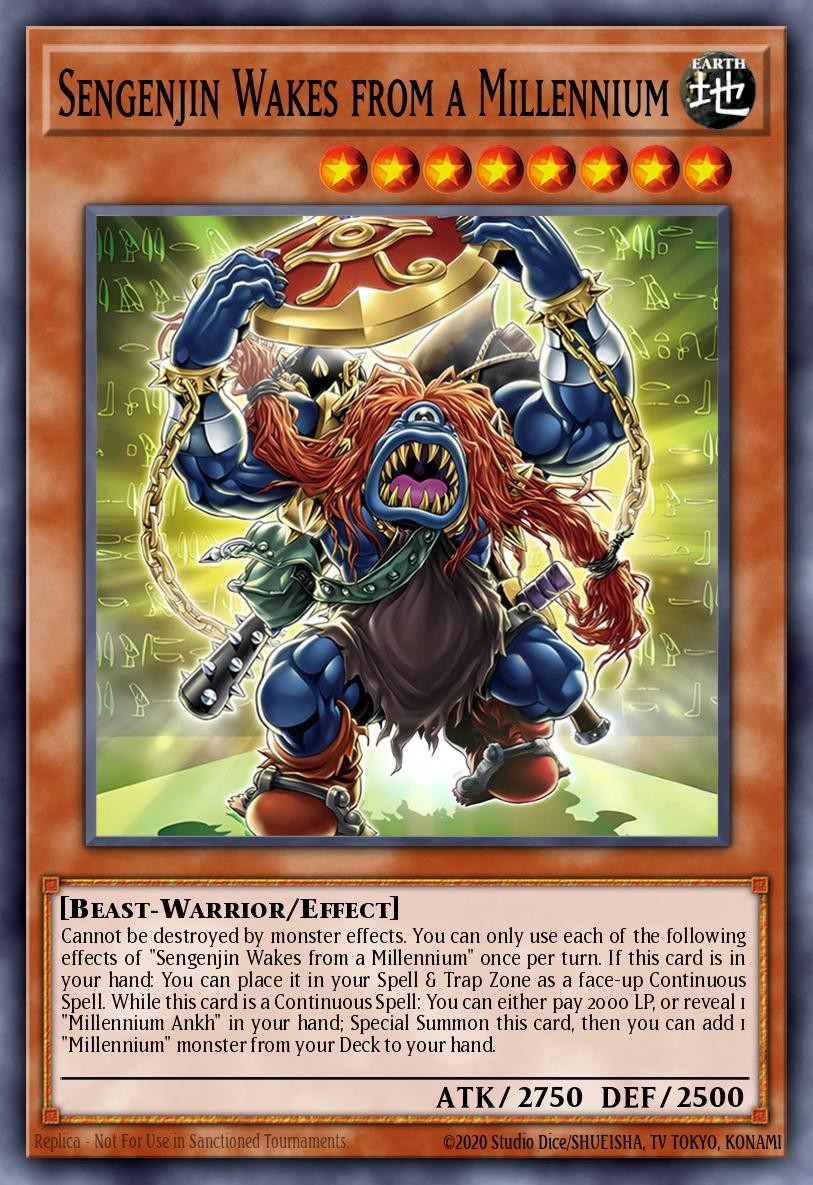 Sengenjin Wakes from a Millennium Card