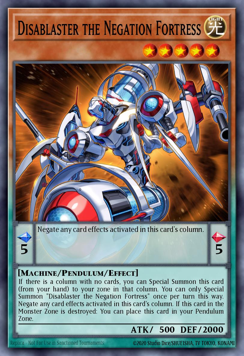 Disablaster the Negation Fortress Card