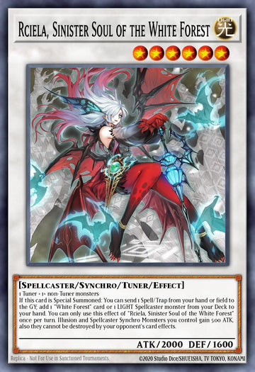Rciela, Sinister Soul of the White Forest Card