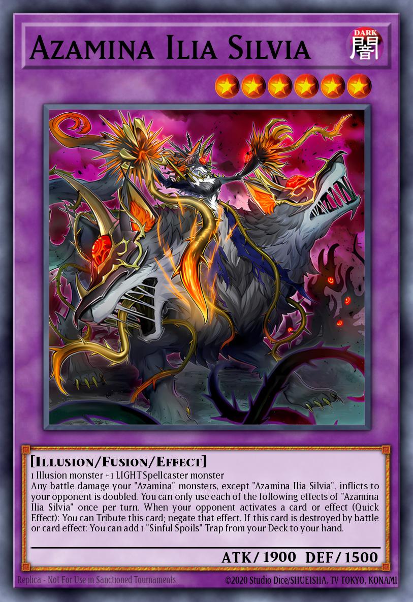 Azamina Ilia Silvia Card