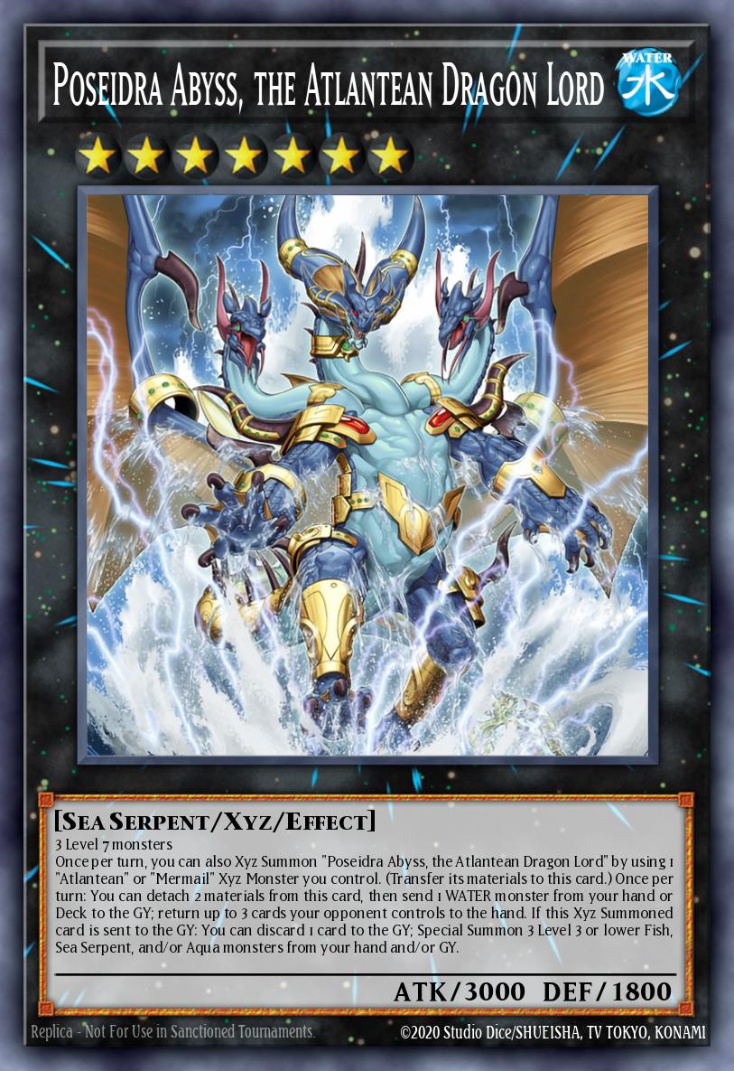 Poseidra Abyss, the Atlantean Dragon Lord Card