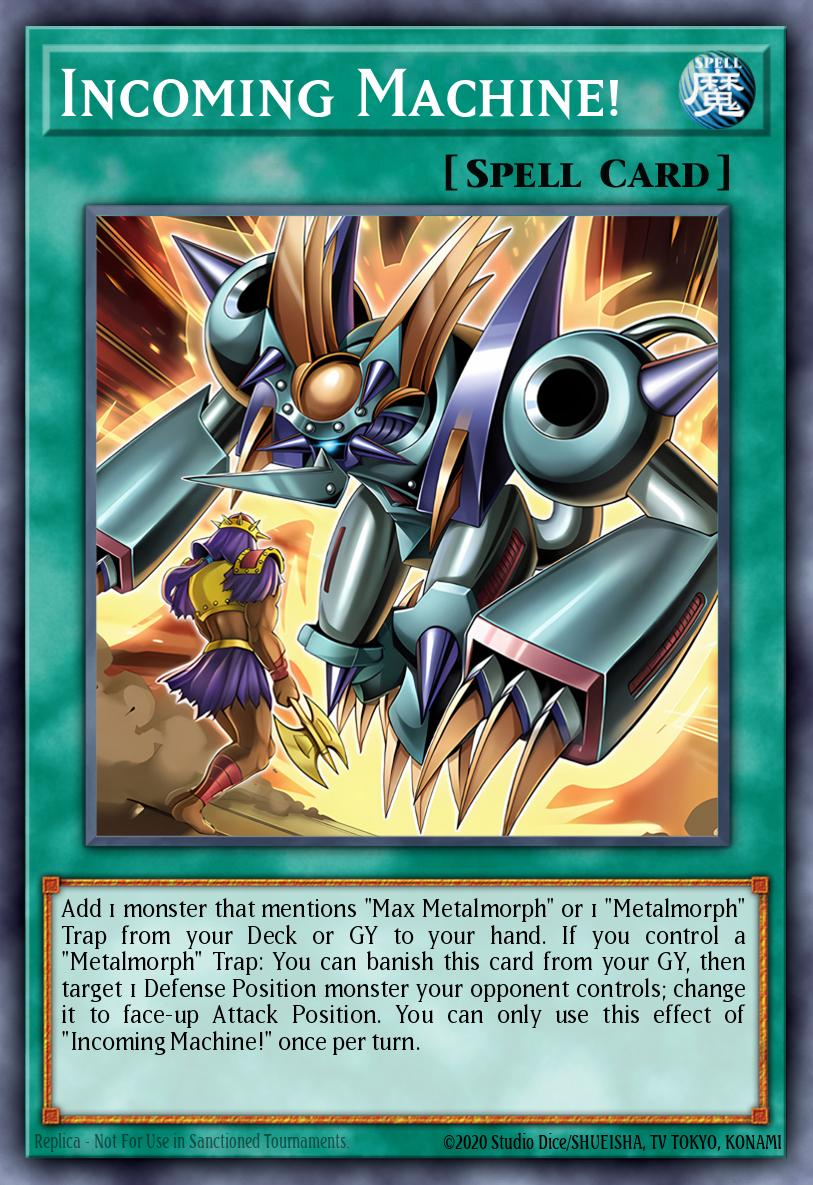 Incoming Machine! Card