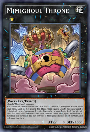 Mimighoul Throne Card