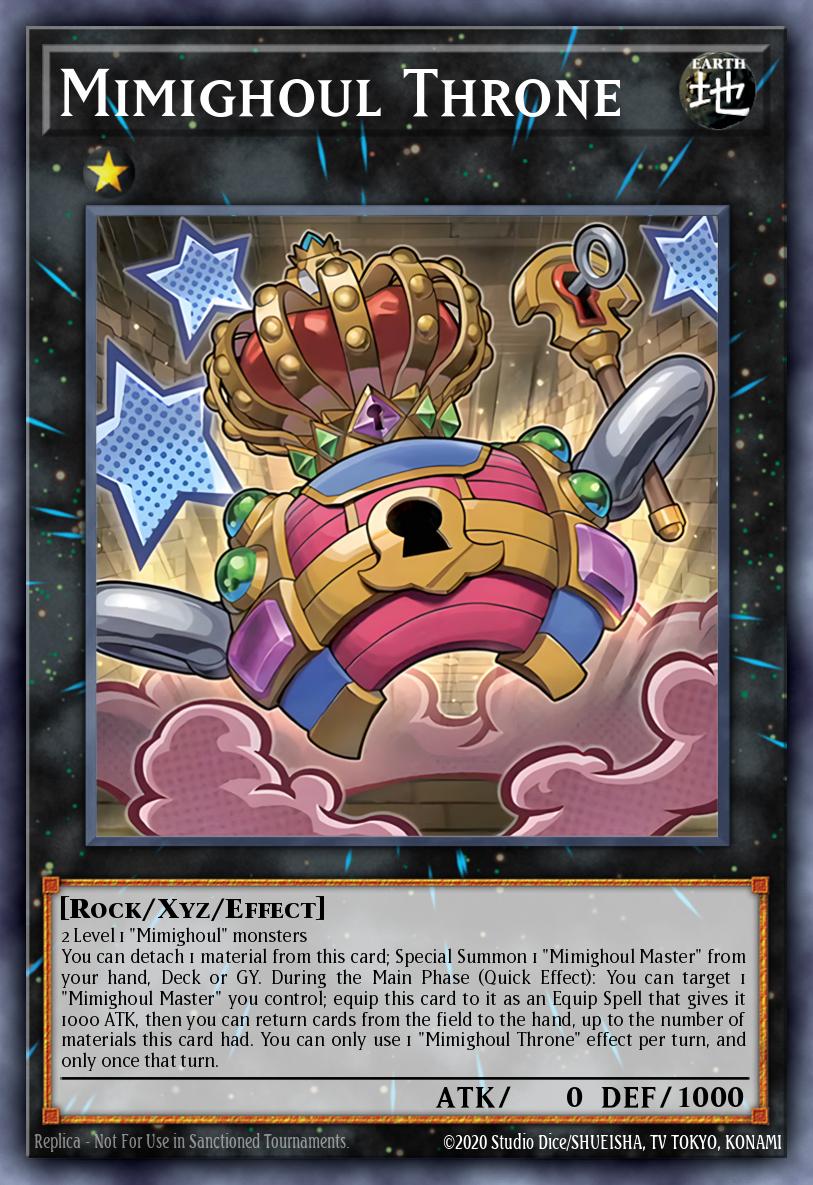 Mimighoul Throne Card
