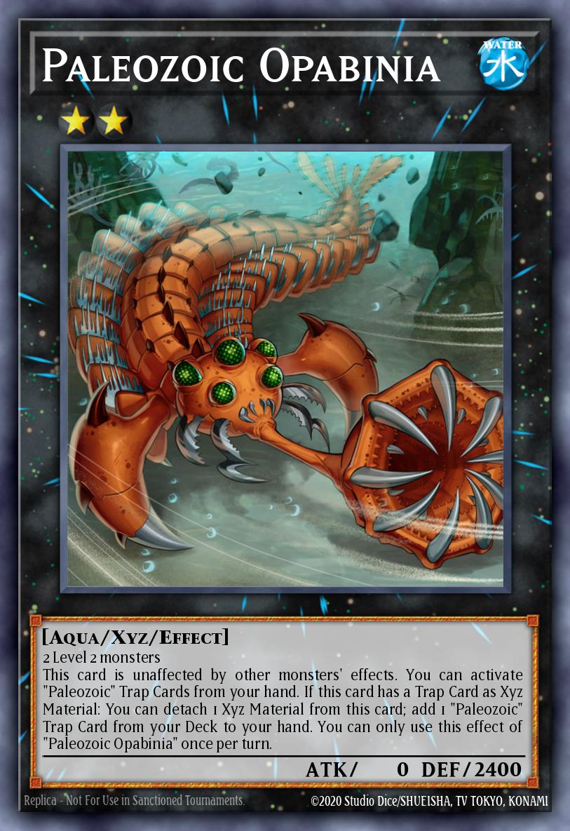 Paleozoic Opabinia Card