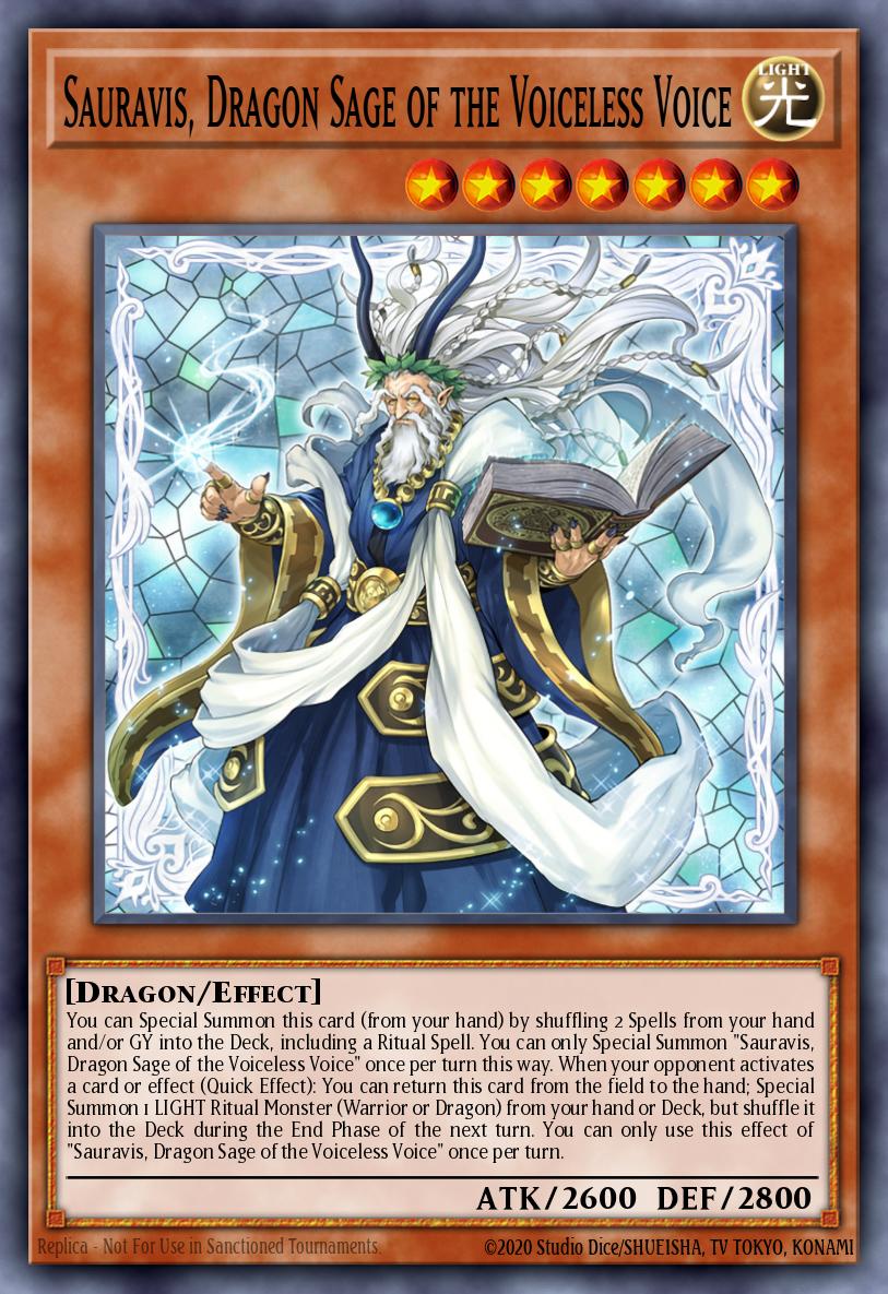 Sauravis, Dragon Sage of the Voiceless Voice Card