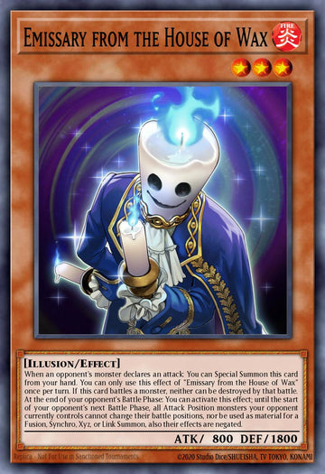 Emissary from the House of Wax Card