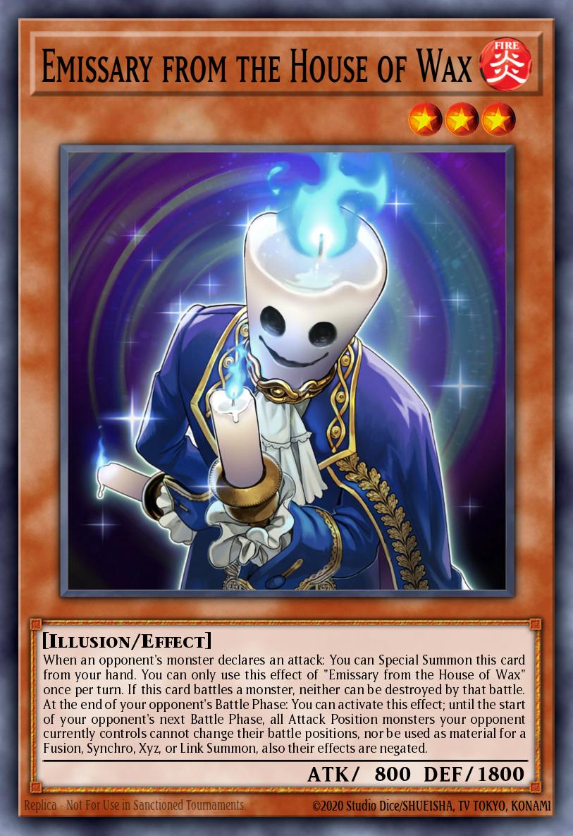 Emissary from the House of Wax Card