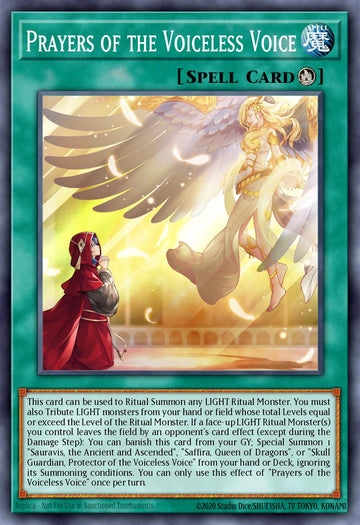 Prayers of the Voiceless Voice Card