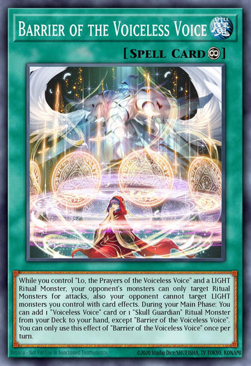 Barrier of the Voiceless Voice Card