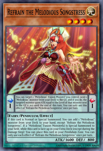 Refrain the Melodious Songstress Card