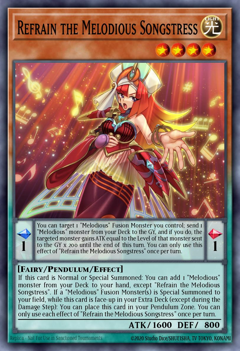 Refrain the Melodious Songstress Card