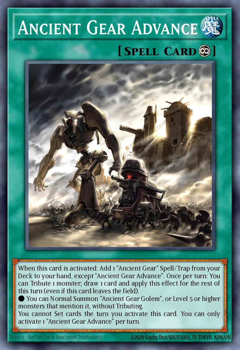 Ancient Gear Advance Card