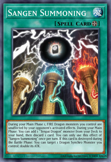 Sangen Summoning Card