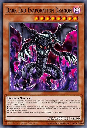 Dark End Evaporation Dragon Card