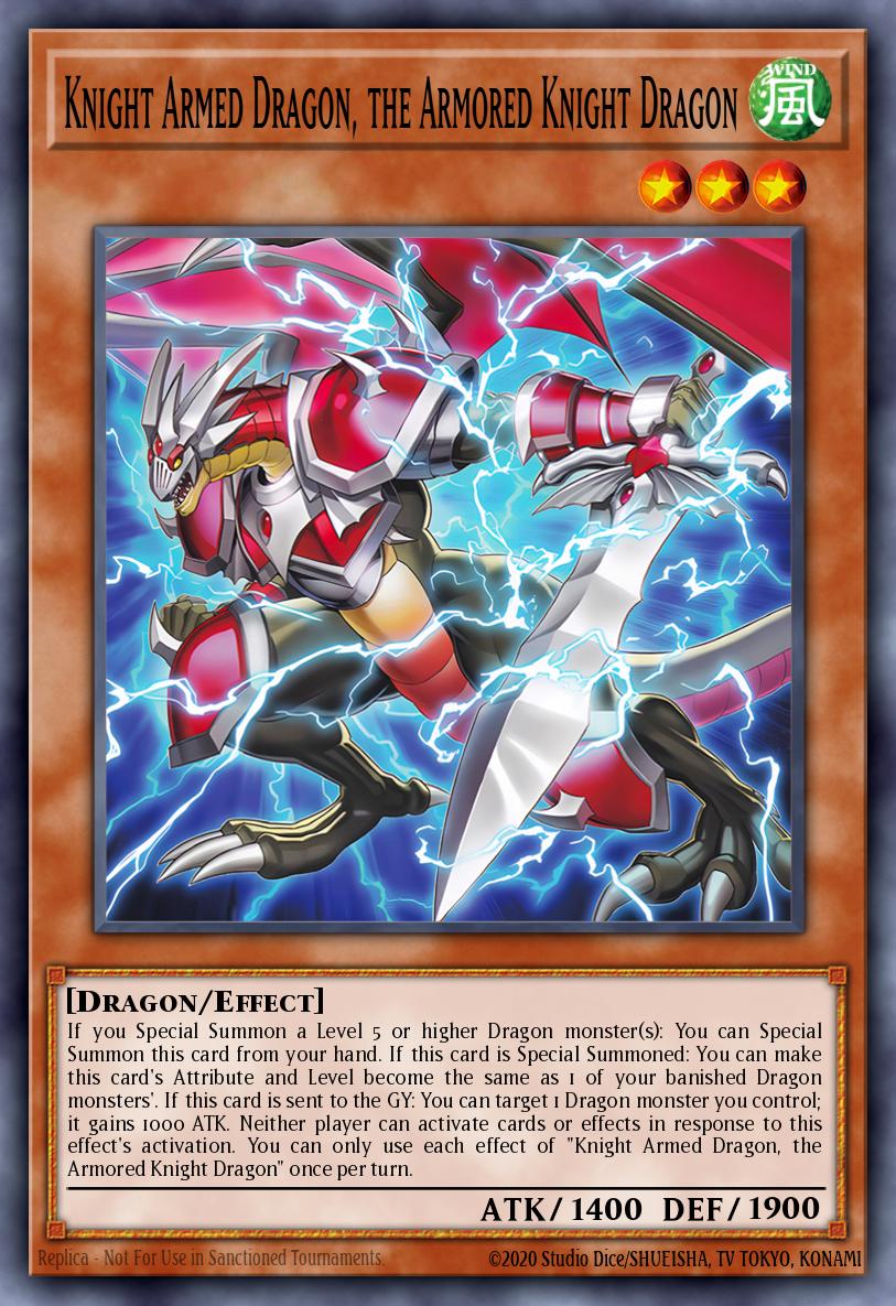 Knight Armed Dragon, the Armored Knight Dragon Card