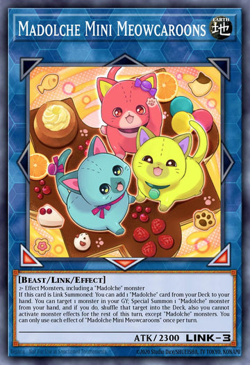 Madolche Mini Meowcaroons Card