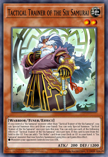 Tactical Trainer of the Six Samurai Card