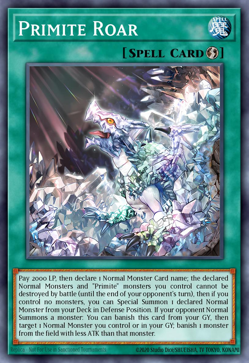 Primite Roar Card