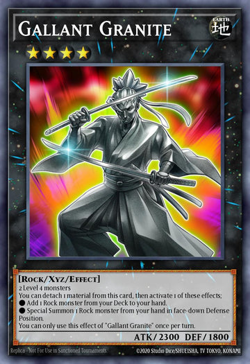 Gallant Granite Card