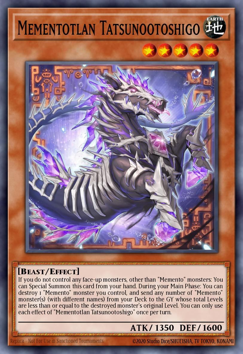 Mementotlan Tatsunootoshigo Card