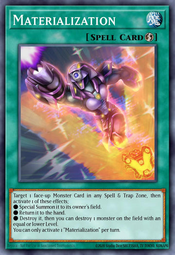 Materialization Card