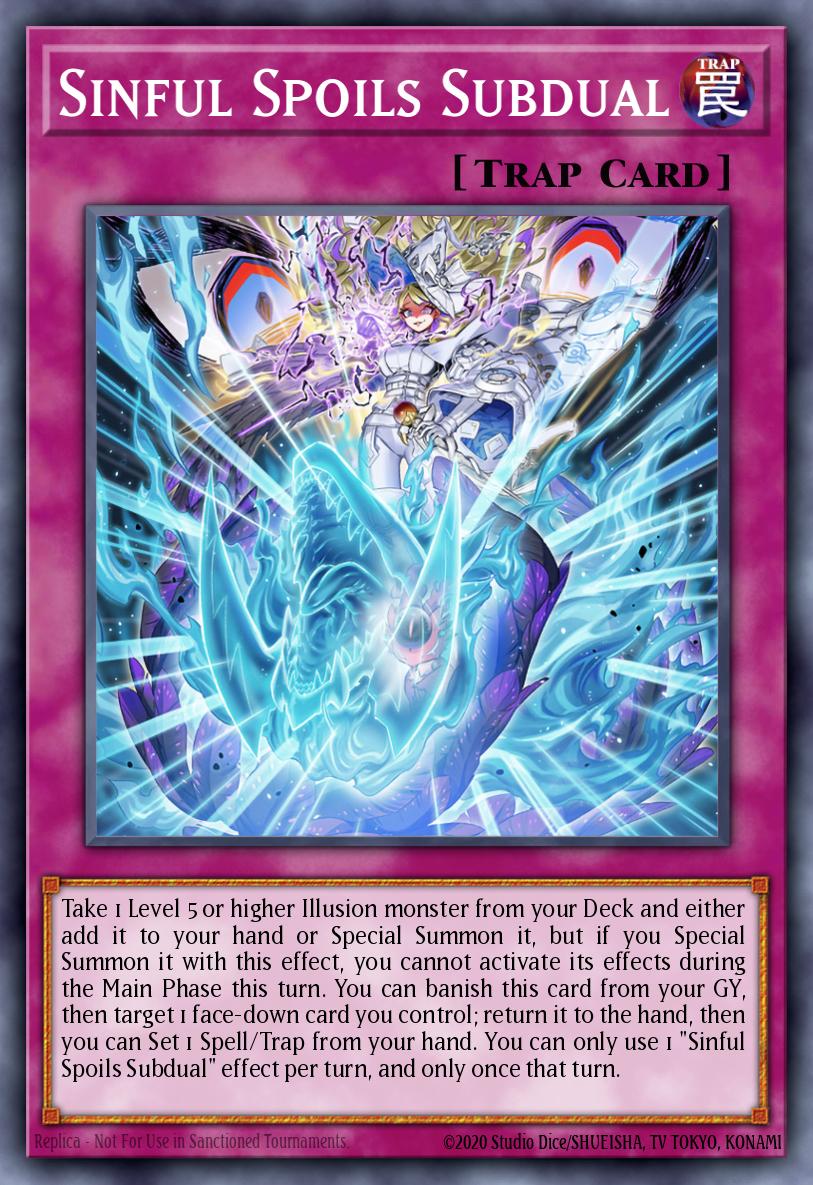 Sinful Spoils Subdual Card
