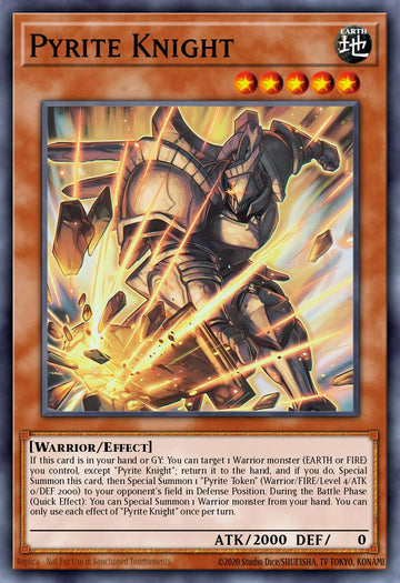 Pyrite Knight Card