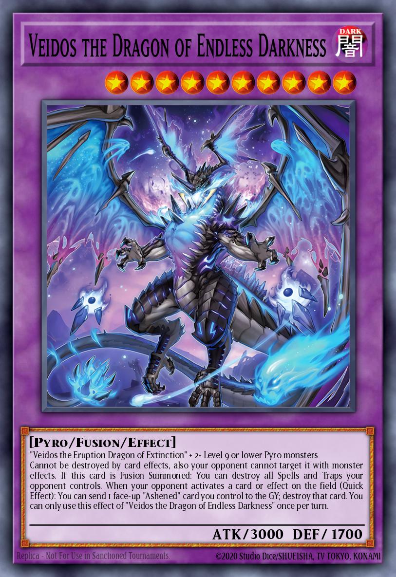 Veidos the Dragon of Endless Darkness Card