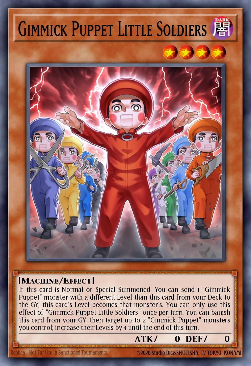 Gimmick Puppet Little Soldiers Card