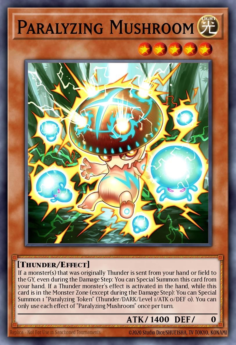 Paralyzing Mushroom Card