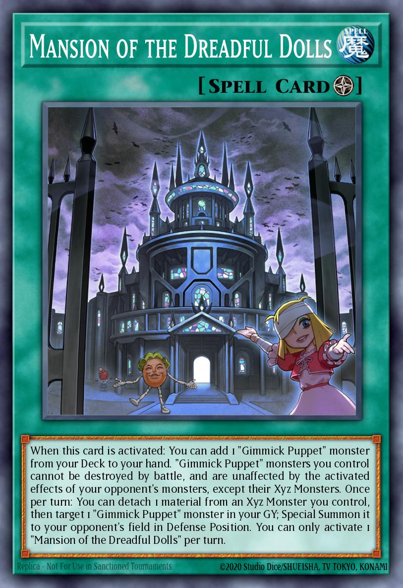 Mansion of the Dreadful Dolls Card