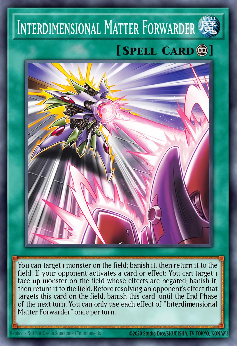 Interdimensional Matter Forwarder Card