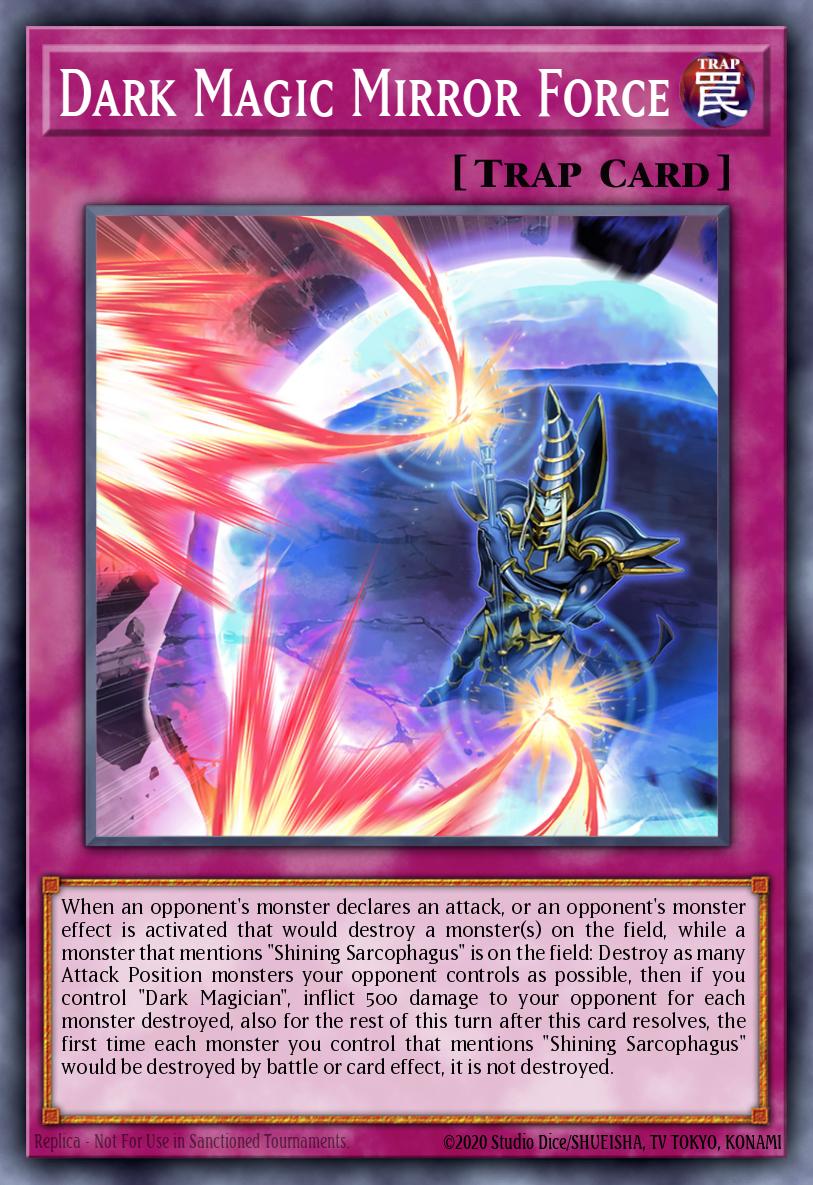 Dark Magic Mirror Force Card