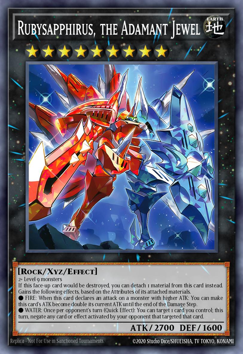 Rubysapphirus, the Adamant Jewel Card