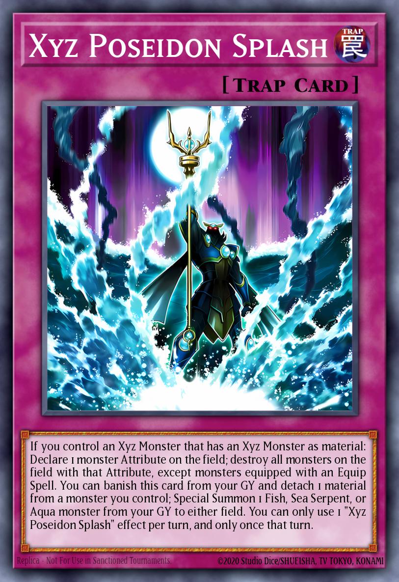 Xyz Poseidon Splash Card