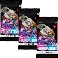 MTG Foundations Play Booster Pack 3x Sealed
