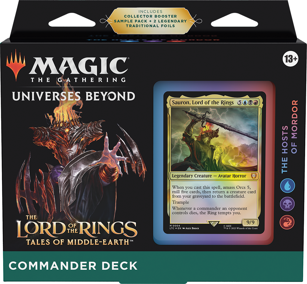 MTG Lord of the Rings: Tales of Middle Earth - The Hosts of Mordor Commander Deck