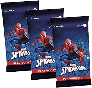 MTG Marvel's Spider Man Booster Pack x3