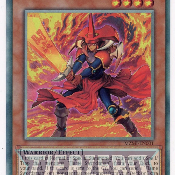 yugioh swordsman deck MZMI-EN001 - Fighting Flame Swordsman - Collector's Rare
