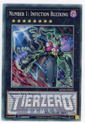 MZMI-EN023 - Number 1: Infection Buzzking - Collector's Rare - Maze of Millennia