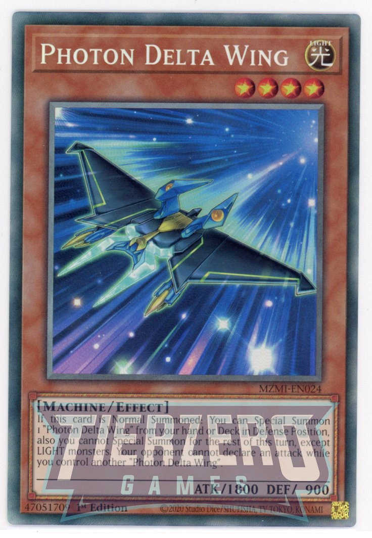 MZMI-EN024 - Photon Delta Wing - Collector's Rare - Effect Monster - Maze of Millenia