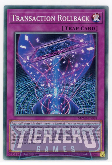MZMI-EN038 - Transaction Rollback - Collector's Rare - Maze of Millennia