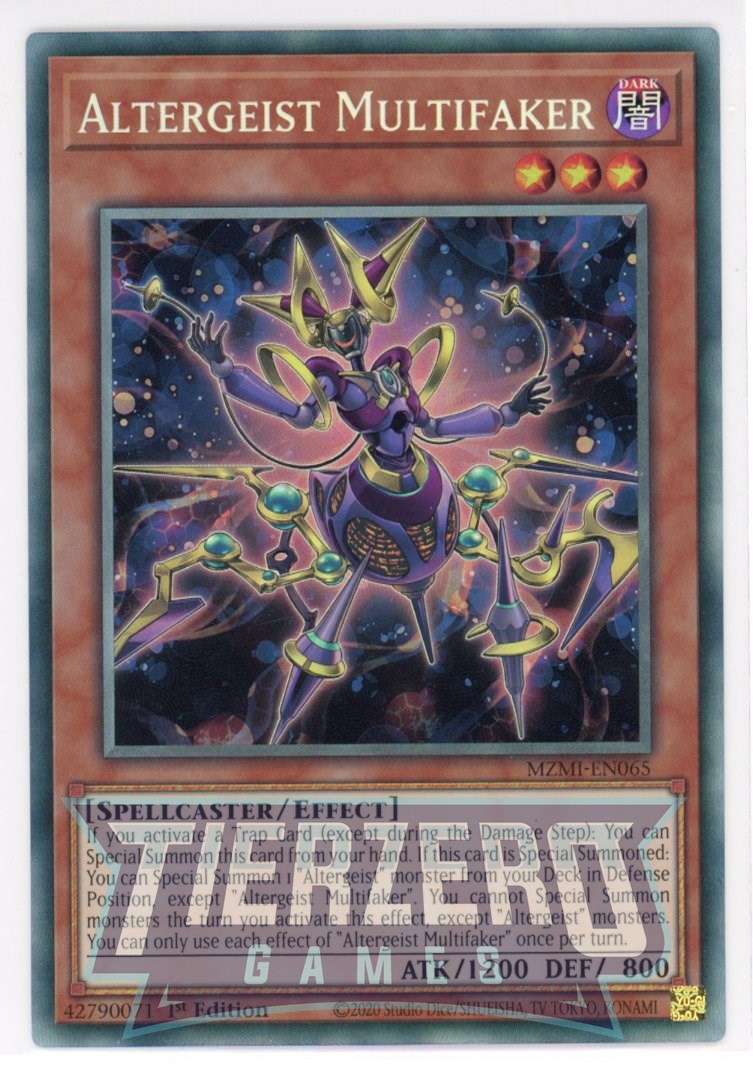 MZMI-EN065 - Altergeist Multifaker - Collector's Rare - Effect Monster - Maze of Millenia