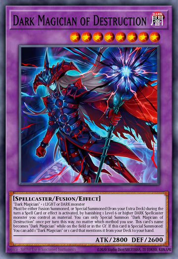 MZMU-EN011 - Dark Magician of Destruction - Secret Rare - Maze of Muertos