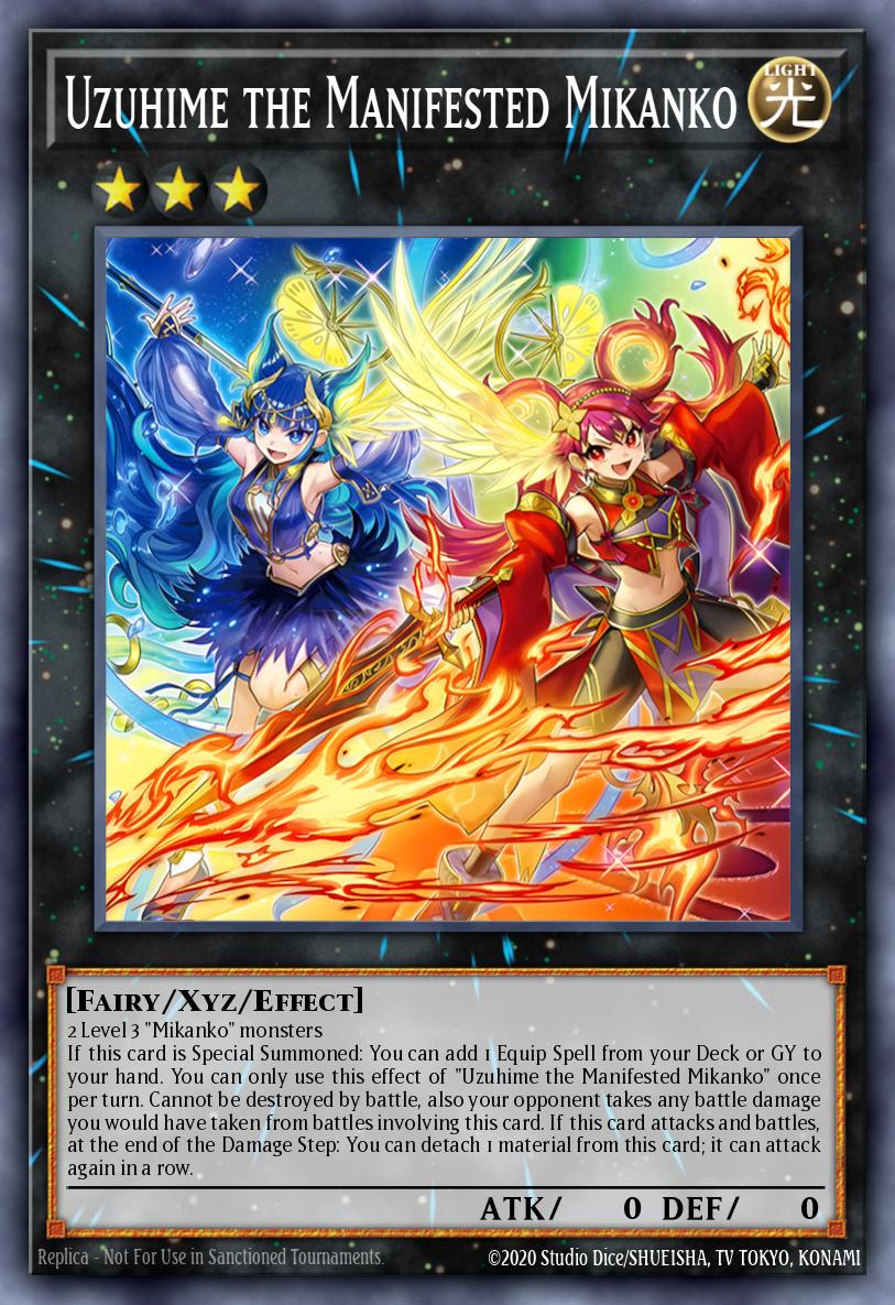 MZMU-EN018 - Uzuhime the Manifested Mikanko - Ultra Rare - Maze of Muertos