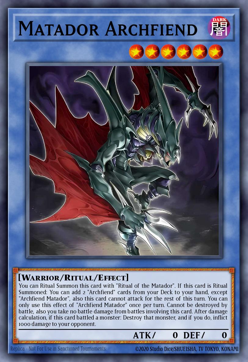 MZMU-EN022 - Matador Archfiend - Super Rare - Maze of Muertos